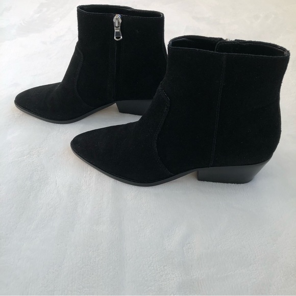 Ann Taylor Ophera Suede Flat Booties - Picture 4 of 7